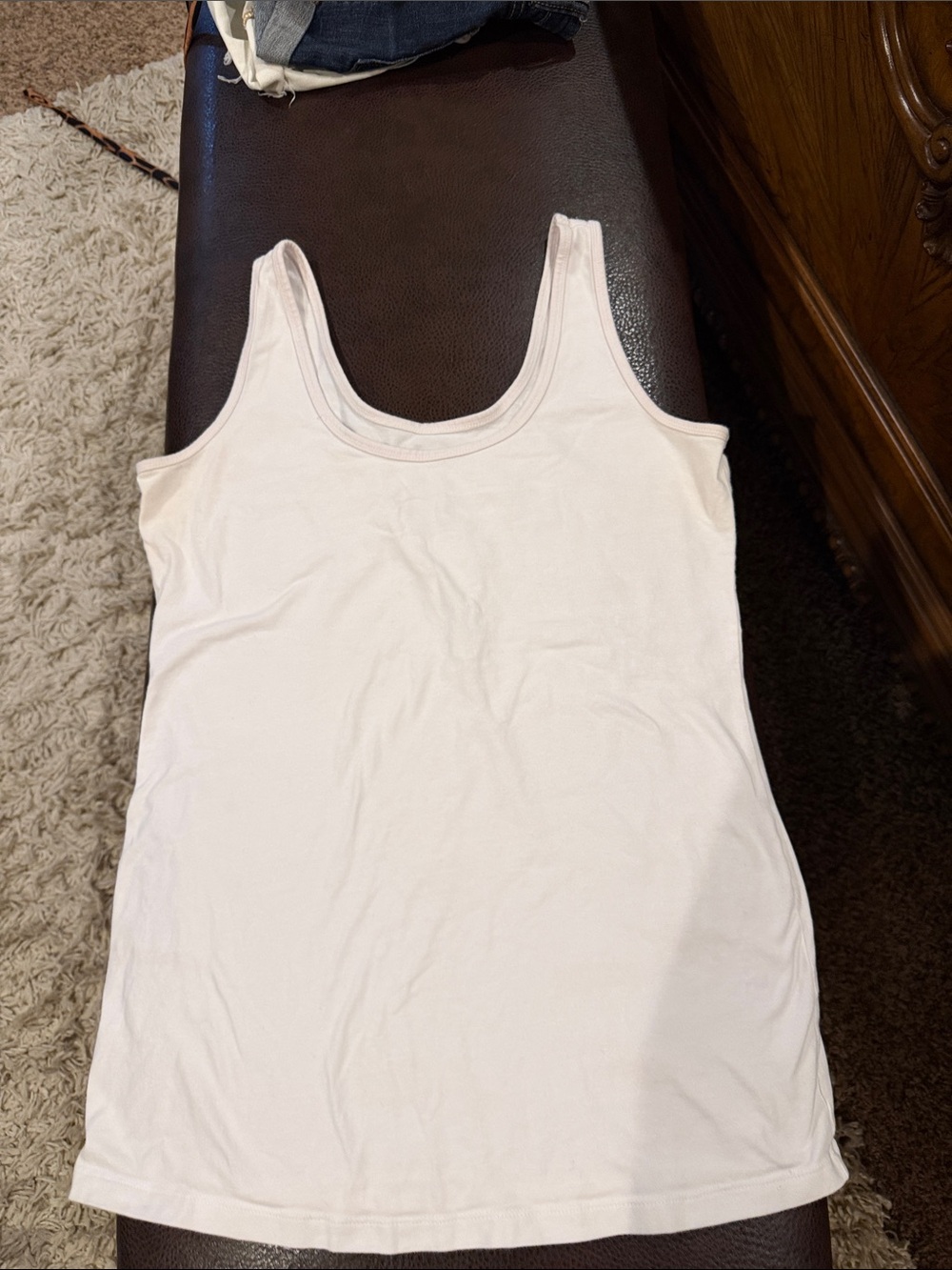 Maurices White Scoop Neck Tank Top